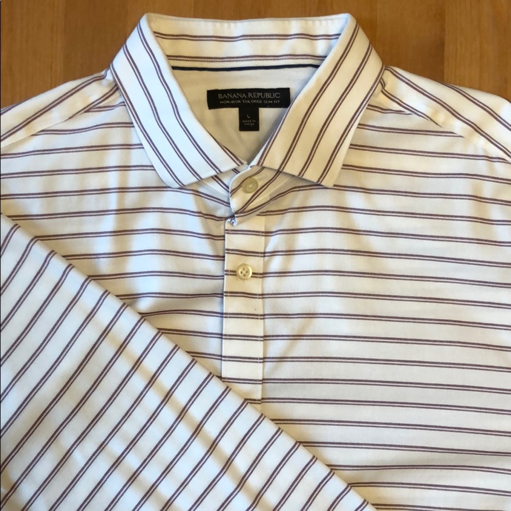 Banana Republic Non-Iron Tailored Slim Fit